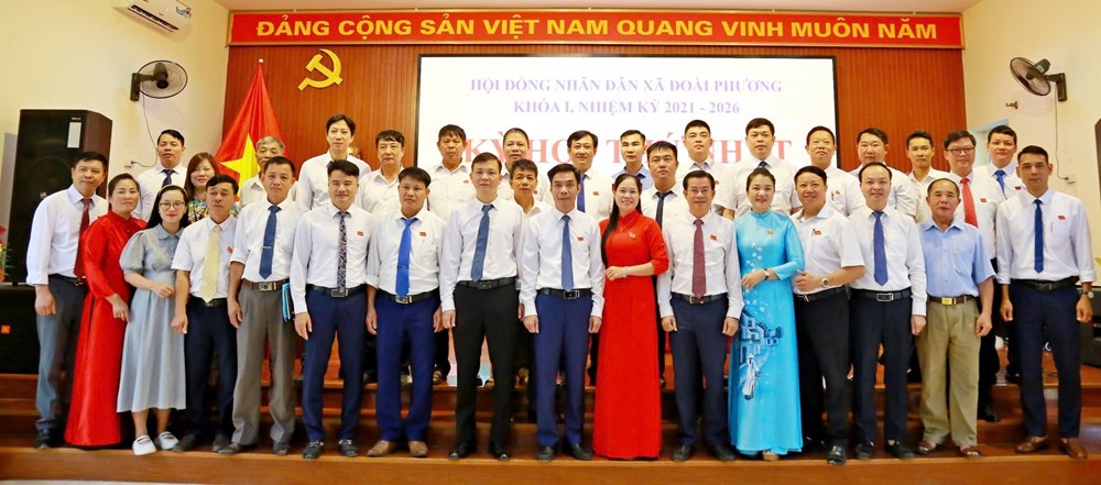 HĐND xã Đoài Phương: Sau kỳ họp thứ nhất, bắt tay ngay vào các công việc - ảnh 6