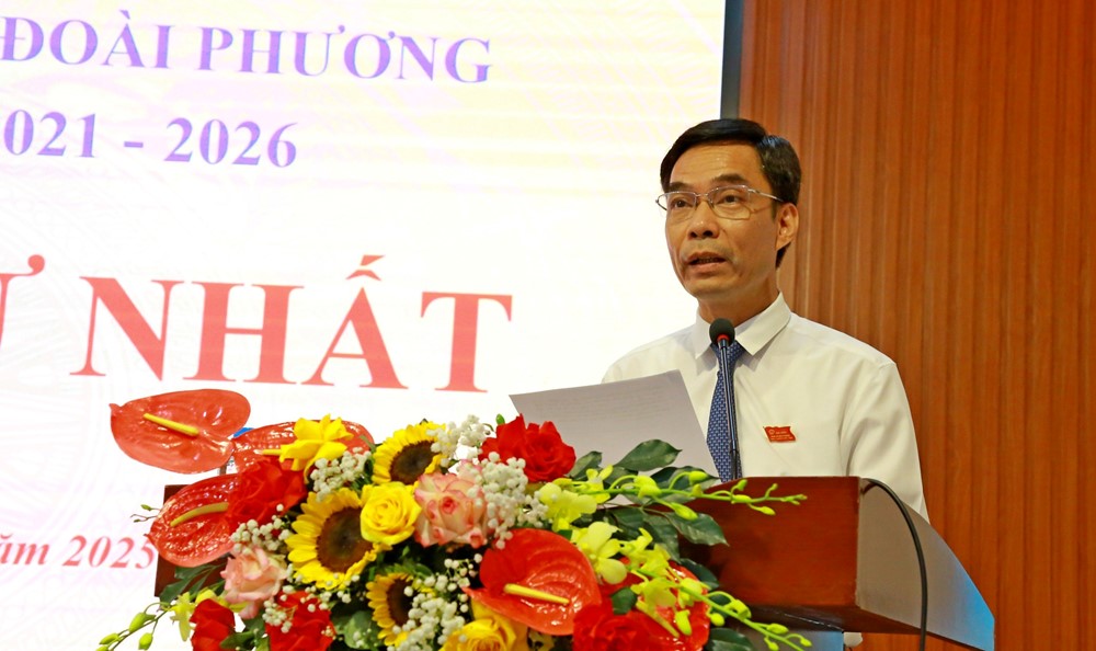 HĐND xã Đoài Phương: Sau kỳ họp thứ nhất, bắt tay ngay vào các công việc - ảnh 7