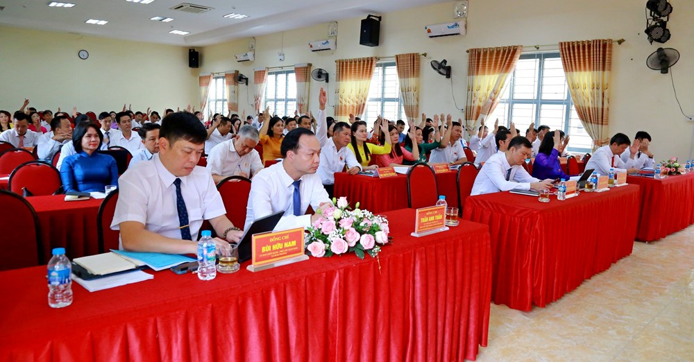 HĐND xã Đoài Phương: Sau kỳ họp thứ nhất, bắt tay ngay vào các công việc - ảnh 3