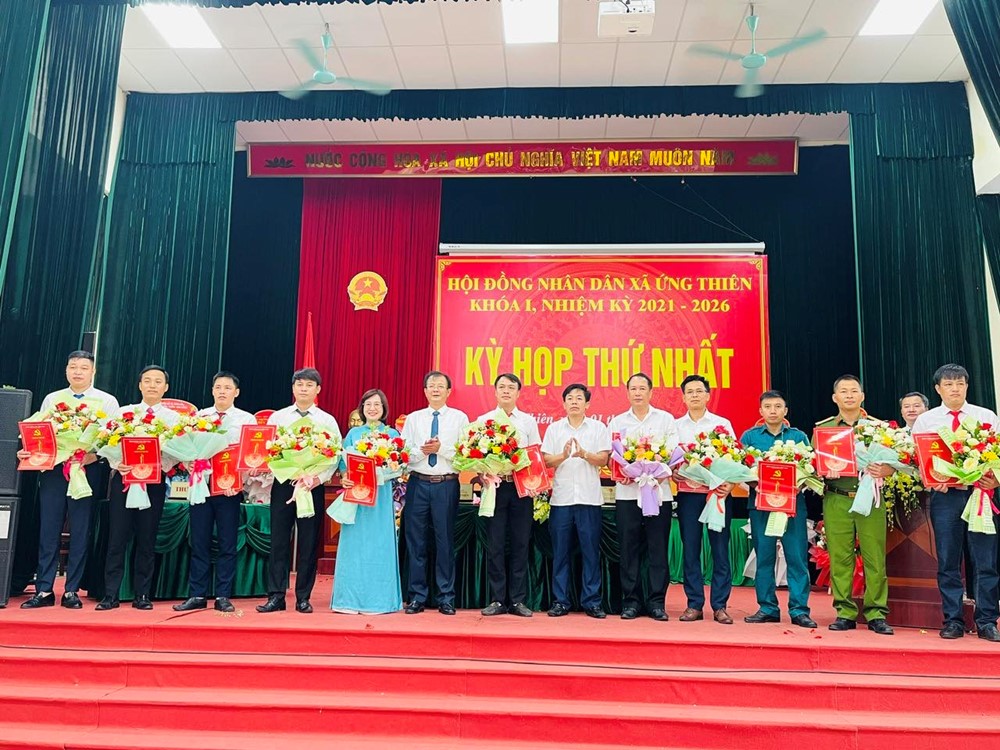 Xã Ứng Thiên tập trung ổn định bộ máy tổ chức, sớm giải quyết những vướng mắc tồn tại các khu đấu giá đất - ảnh 5