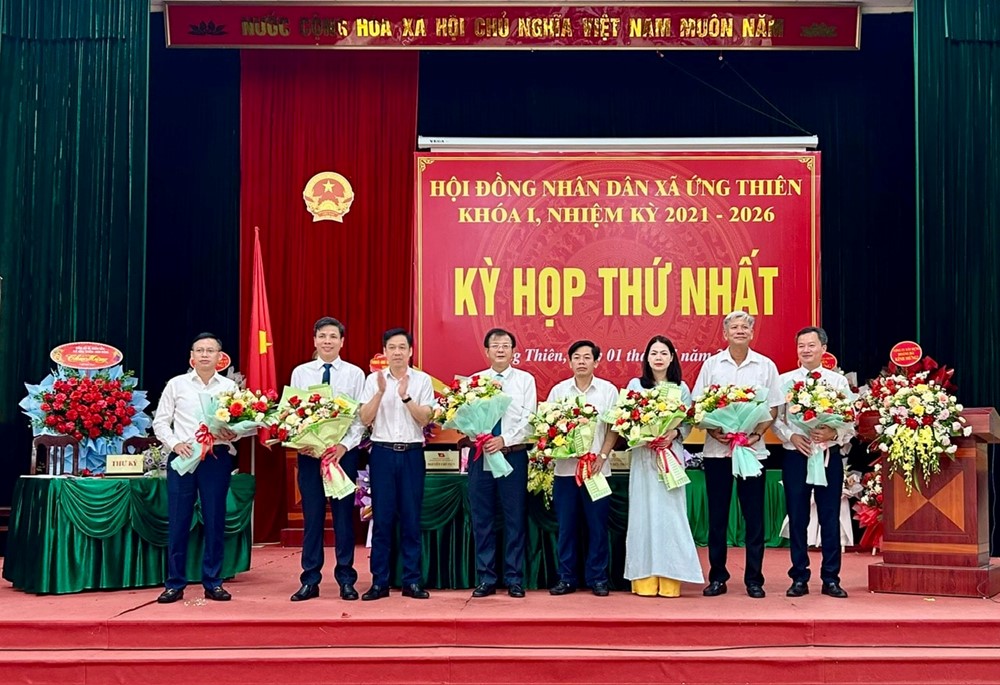 Xã Ứng Thiên tập trung ổn định bộ máy tổ chức, sớm giải quyết những vướng mắc tồn tại các khu đấu giá đất - ảnh 1