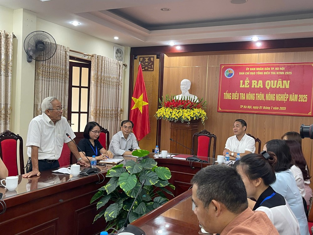 Hà Nội ra quân Tổng điều tra nông thôn, nông nghiệp năm 2025 - ảnh 2