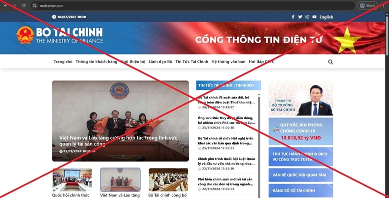 Bộ Tài chính cảnh báo các hành vi giả mạo văn bản, chữ ký lãnh đạo Bộ để lừa đảo - ảnh 1