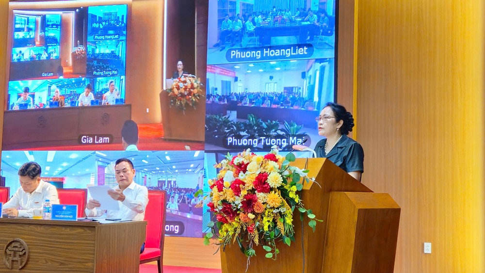 Đoàn đại biểu Quốc hội thành phố Hà Nội tiếp xúc cử tri tại 11 xã, phường mới - ảnh 6
