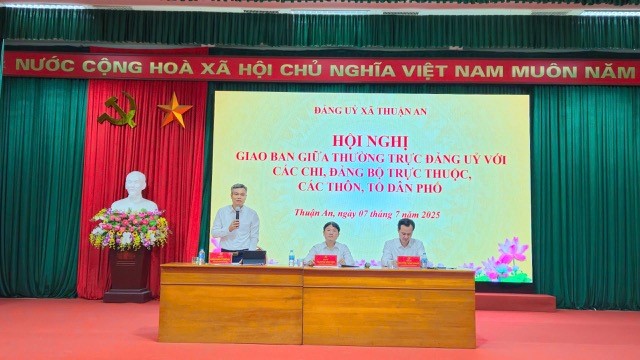 Xã Thuận An triển khai kế hoạch tổ chức đại hội chi bộ - ảnh 1