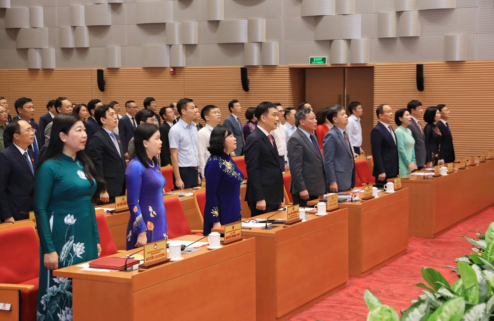 Khai mạc kỳ họp thứ 25: HĐND TP Hà Nội xem xét quyết nghị cụ thể hoá các quy định của Luật Thủ đô - ảnh 1