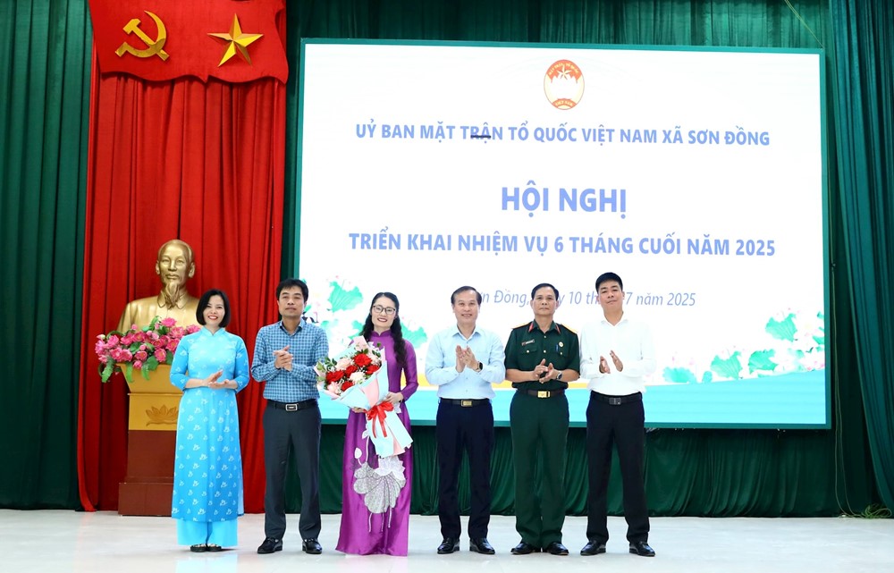 Ủy ban MTTQ Việt Nam xã Sơn Đồng phát động thi đua cao điểm - ảnh 4