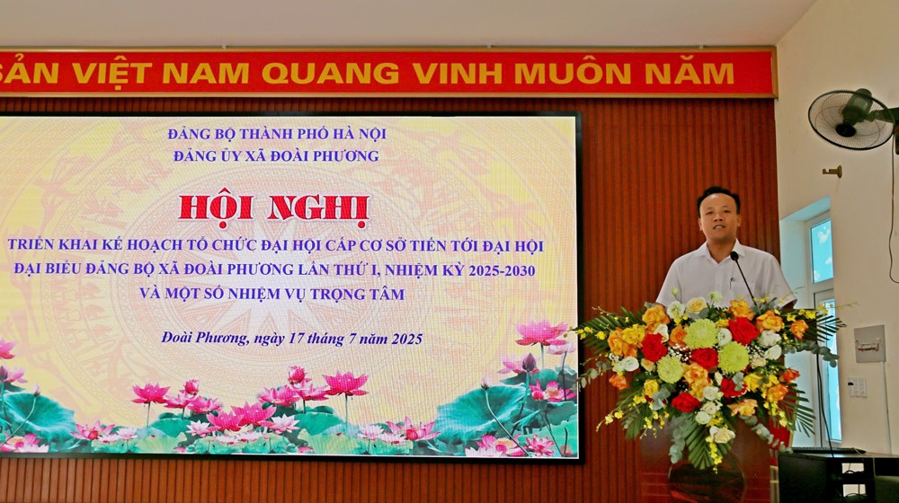 Xã Đoài Phương chuẩn bị chu đáo cho đại hội Đảng bộ xã lần thứ nhất - ảnh 3