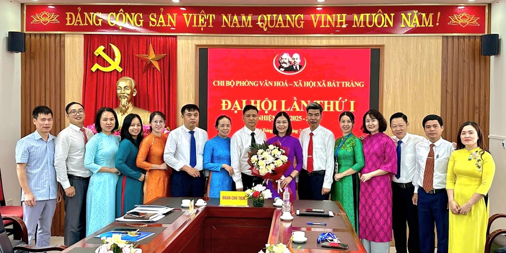 Xã Bát Tràng: Các chi bộ trực thuộc Đảng bộ UBND xã tổ chức Đại hội lần thứ I - ảnh 3