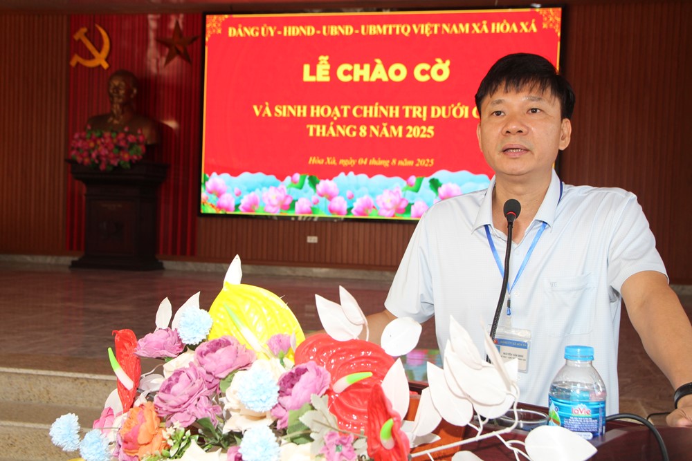 Xã Hoà Xá tiếp nhận 1.508 hồ sơ thủ tục hành chính, 100% giải quyết đúng và trước hạn - ảnh 4