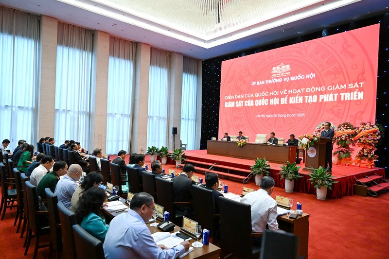 Khai mạc diễn đàn của Quốc hội về hoạt động giám sát: Giám sát để kiến tạo phát triển - ảnh 2