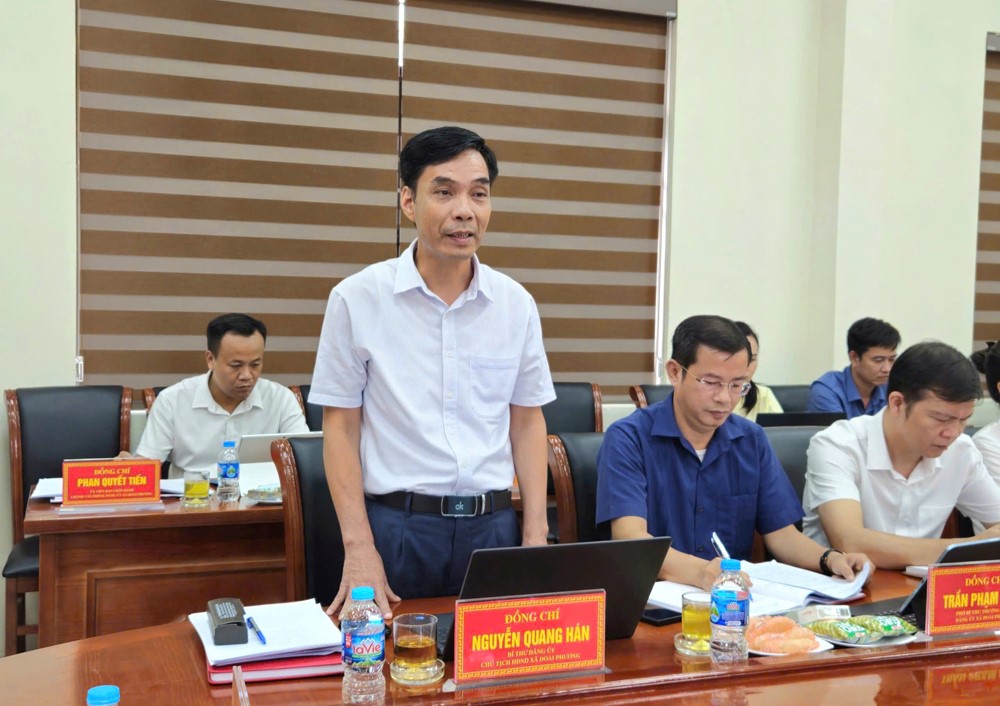 Xã Đoài Phương sẽ diễn ra Đại hội Đảng bộ lần thứ I vào ngày 20/8 - ảnh 1