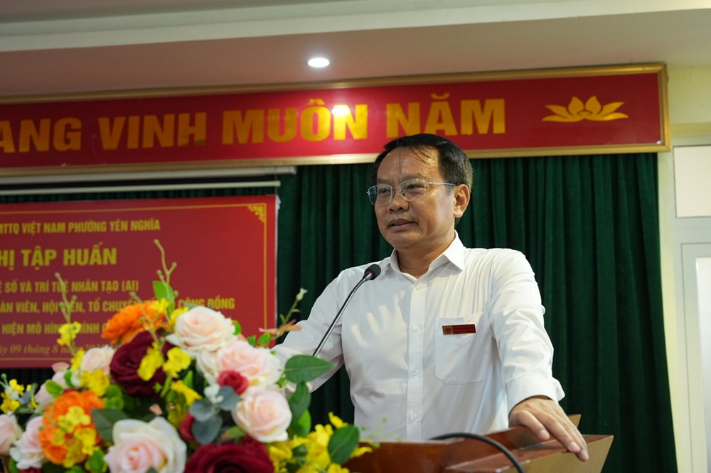 Phường Yên Nghĩa tập huấn chuyển đổi số cho 200 cán bộ, công chức, viên chức - ảnh 4