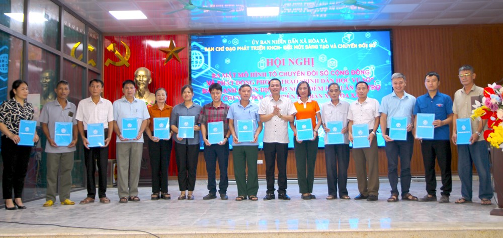 Xã Hoà Xá ra mắt mô hình Tổ chuyển đổi số cộng đồng - ảnh 4