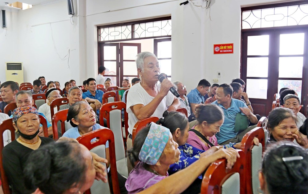 Lãnh đạo xã Đoài Phương làm rõ về bồi thường hỗ trợ giải phóng mặt bằng trong thực hiện dự án  - ảnh 7