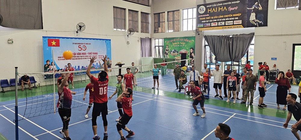 Sôi động Ngày hội Văn hoá - Thể thao xã Thiên Lộc - ảnh 1
