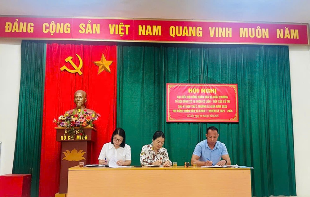 Cử tri xã Đoài Phương đề nghị tăng cường quản lý an toàn thực phẩm, bếp ăn bán trú - ảnh 3