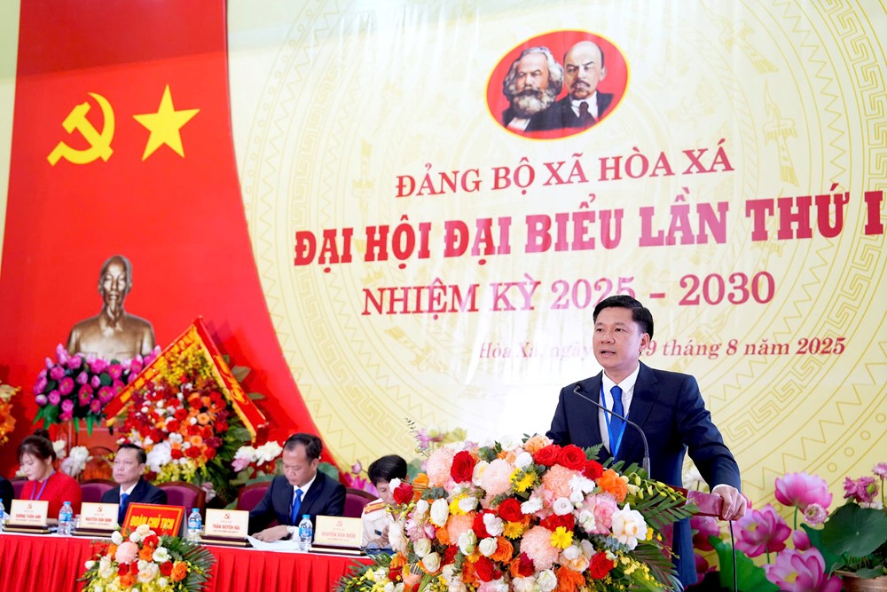 Quyết tâm xây dựng xã Hòa Xá xanh, thông minh, hội nhập và phát triển - ảnh 3