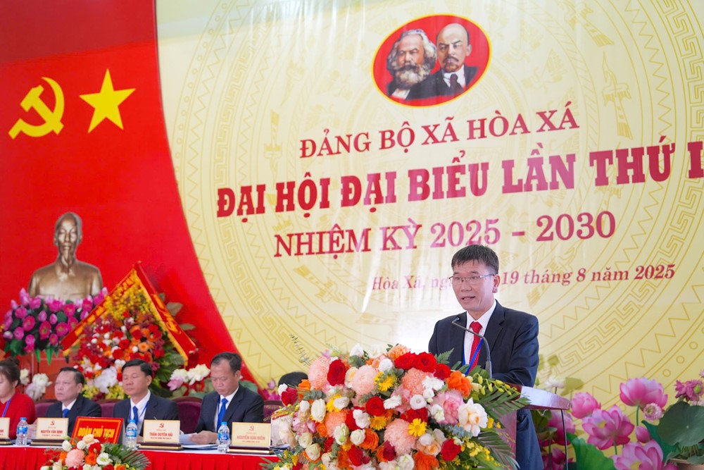 Quyết tâm xây dựng xã Hòa Xá xanh, thông minh, hội nhập và phát triển - ảnh 7