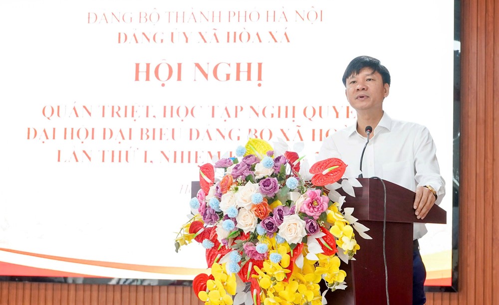 49 đảng viên xã Hoà Xá được trao Huy hiệu Đảng  - ảnh 6