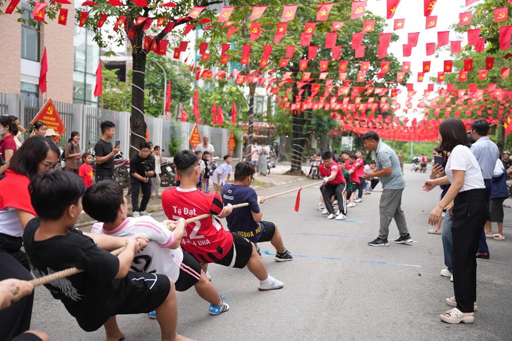 Xã Vân Đình tưng bừng nhiều hoạt động chào mừng Kỷ niệm 80 năm Cách mạng tháng Tám, Quốc khánh 2/9 - ảnh 6