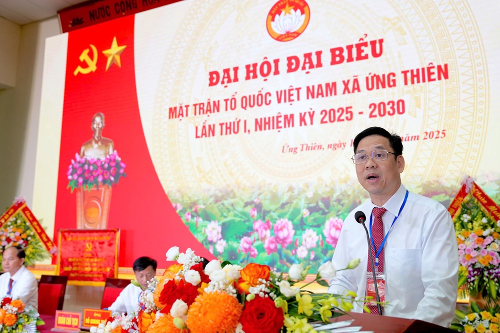 Phát huy sức mạnh khối đại đoàn kết, lan tỏa khát vọng, xây dựng xã Ứng Thiên giàu đẹp, văn minh, nghĩa tình  - ảnh 5