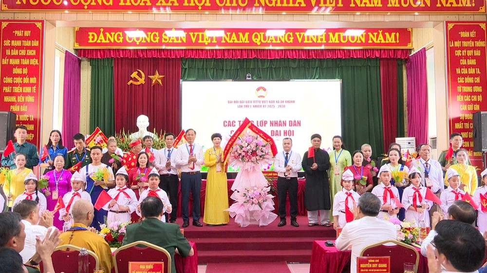 Đại hội đại biểu Uỷ ban MTTQ xã An Khánh lần thứ I thành công tốt đẹp - ảnh 4