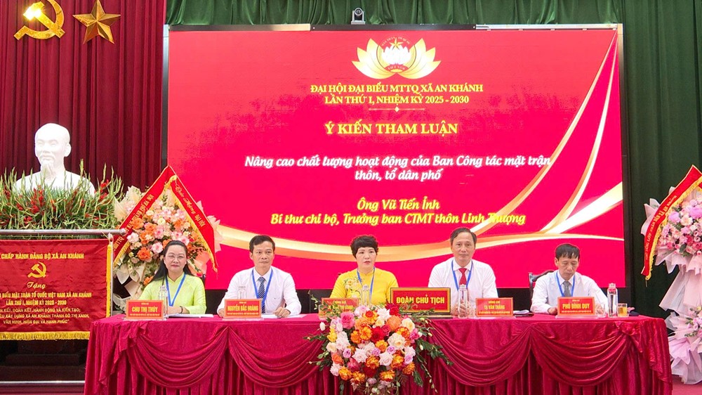 Đại hội đại biểu Uỷ ban MTTQ xã An Khánh lần thứ I thành công tốt đẹp - ảnh 5