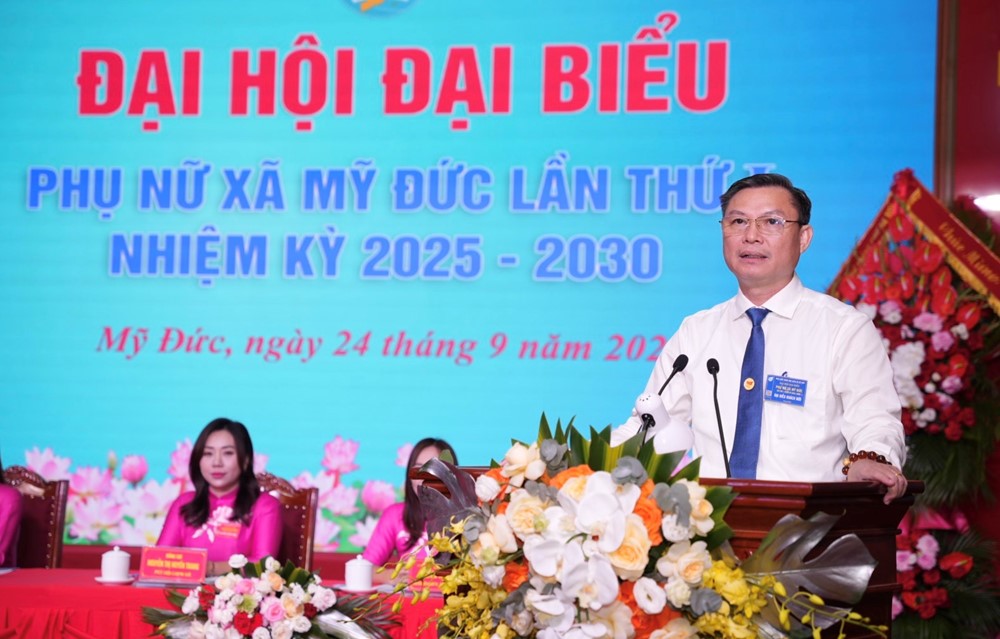 Khơi dậy tiềm năng, đổi mới tư duy, phát huy vai trò phụ nữ xây dựng Mỹ Đức văn minh, giàu đẹp - ảnh 8