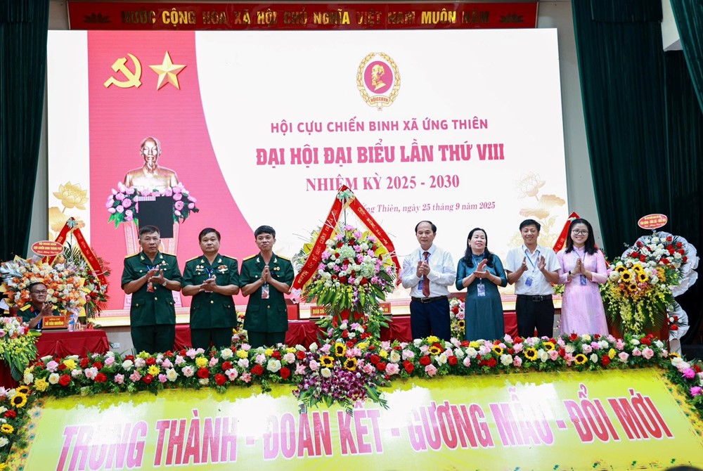 Hội Cựu chiến binh xã Ứng Thiên nhiệm kỳ 2025-2030: Đổi mới, trách nhiệm, phát triển bền vững - ảnh 4