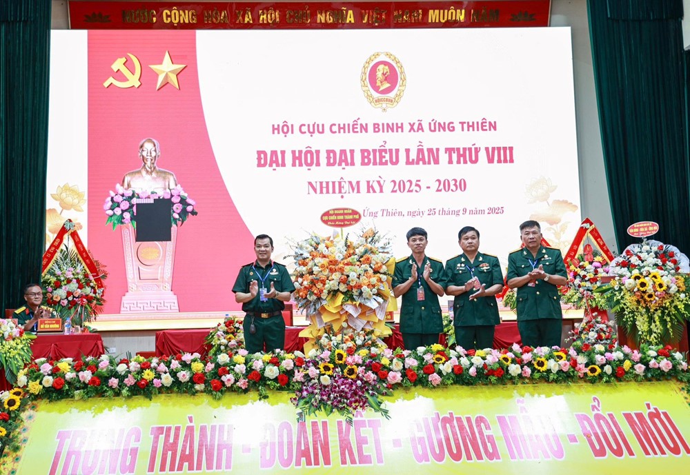 Hội Cựu chiến binh xã Ứng Thiên nhiệm kỳ 2025-2030: Đổi mới, trách nhiệm, phát triển bền vững - ảnh 3
