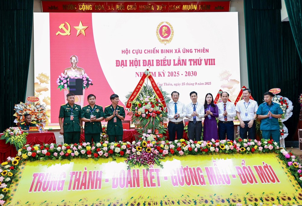 Hội Cựu chiến binh xã Ứng Thiên nhiệm kỳ 2025-2030: Đổi mới, trách nhiệm, phát triển bền vững - ảnh 2