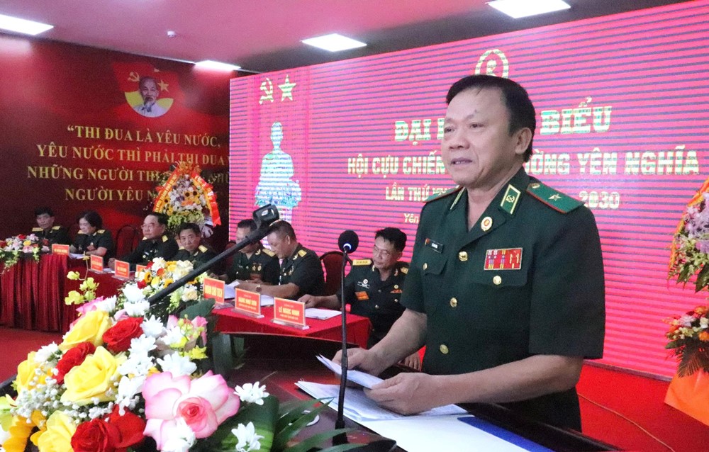 Đồng chí Đoàn Viết Mạnh tiếp tục làm Chủ tịch Hội Cựu chiến binh phường Yên Nghĩa. - ảnh 2
