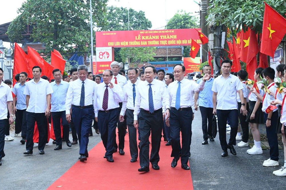 Khánh thành Khu lưu niệm Trưởng ban Thường trực Quốc hội Bùi Bằng Đoàn - ảnh 1