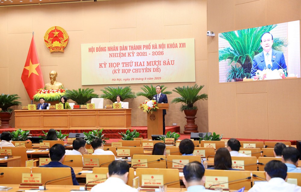 Kỳ họp thứ 26, HĐND thành phố Hà Nội: Quyết nghị, thông qua 24 Nghị quyết - ảnh 2