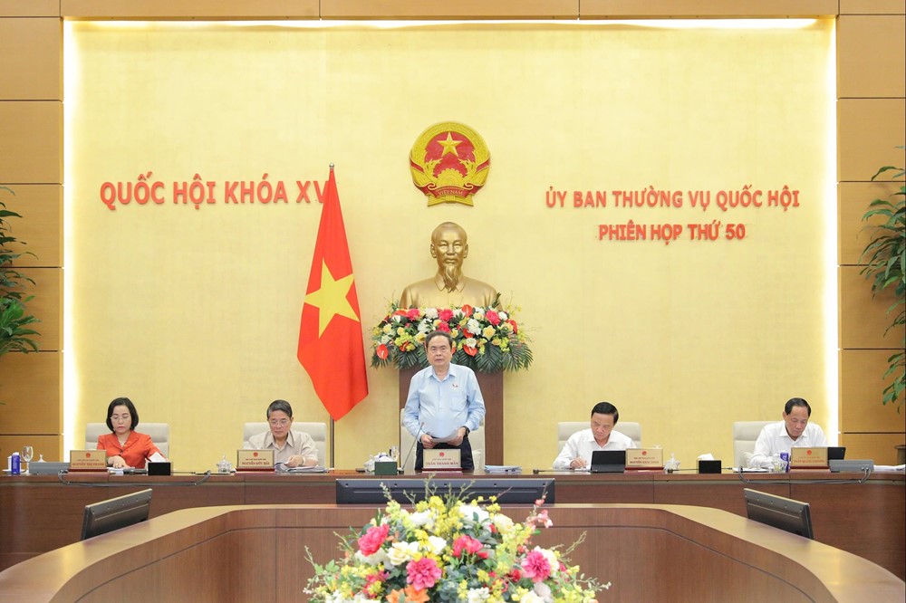 Ủy ban Thường vụ Quốc hội khai mạc Phiên họp thứ 50  - ảnh 1