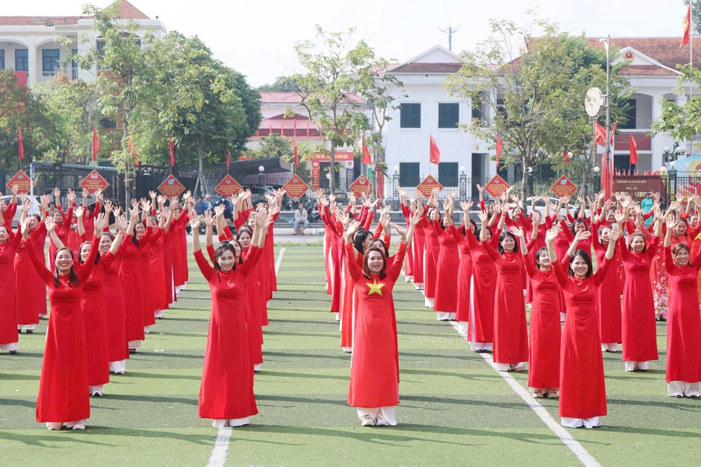Xã Quốc Oai: Tưng bừng ngày hội của các tổ chức chính trị - xã hội - ảnh 3