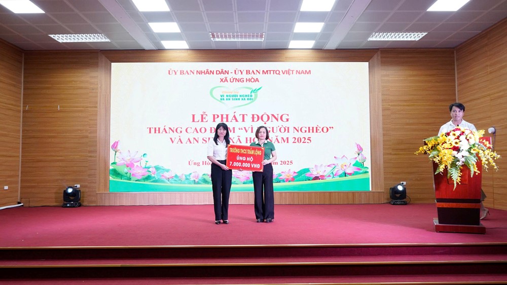 Ứng Hoà phát động Tháng cao điểm “Vì người nghèo và an sinh xã hội” năm 2025 - ảnh 11