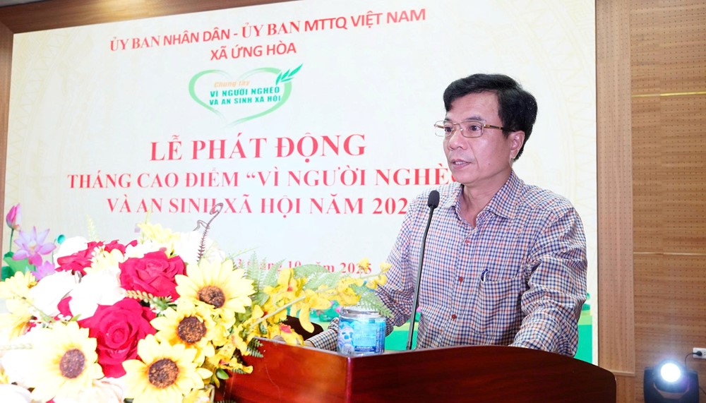 Ứng Hoà phát động Tháng cao điểm “Vì người nghèo và an sinh xã hội” năm 2025 - ảnh 4