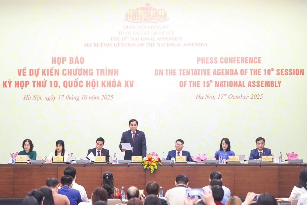 Kỳ họp thứ 10 Quốc hội khoá XV sẽ diễn ra trong khoảng 40 ngày từ 20/10-11/12 - ảnh 1