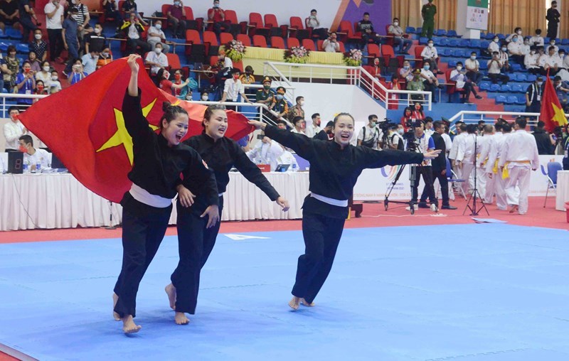 Thể thao Việt Nam “hái” vàng, vươn lên nhất bảng tổng sắp huy chương SEA Games 31  - ảnh 1