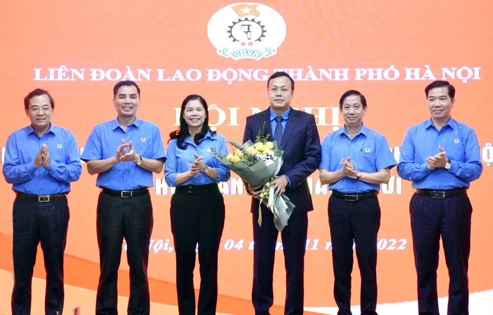 Đồng chí Phạm Quang Thanh được bầu làm Chủ tịch Liên đoàn Lao động thành phố Hà Nội - ảnh 2