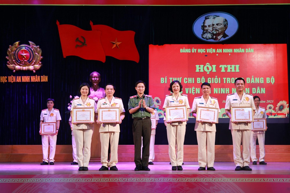 Đảng ủy Học viện An ninh nhân dân tổ chức hội thi Bí thư Chi bộ giỏi năm 2023 - ảnh 3