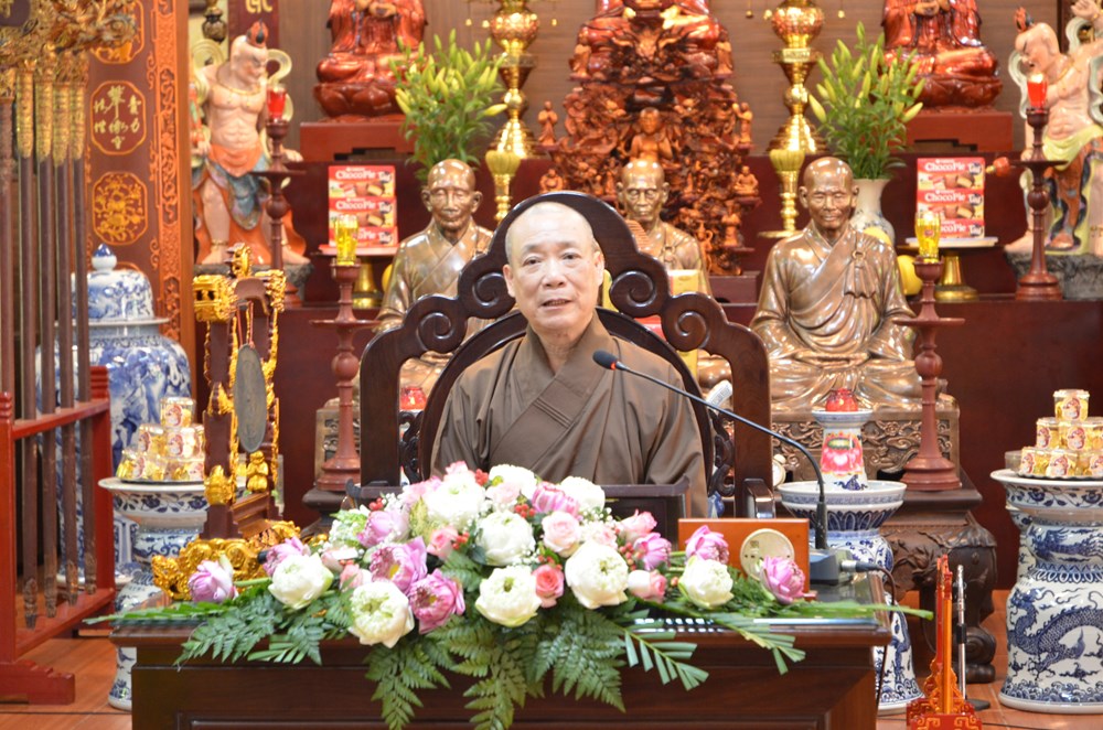 Triển khai công tác tuyên truyền Tăng Ni, Phật tử tham gia đảm bảo trật tự ATGT giai đoạn 2023- 2026 - ảnh 2