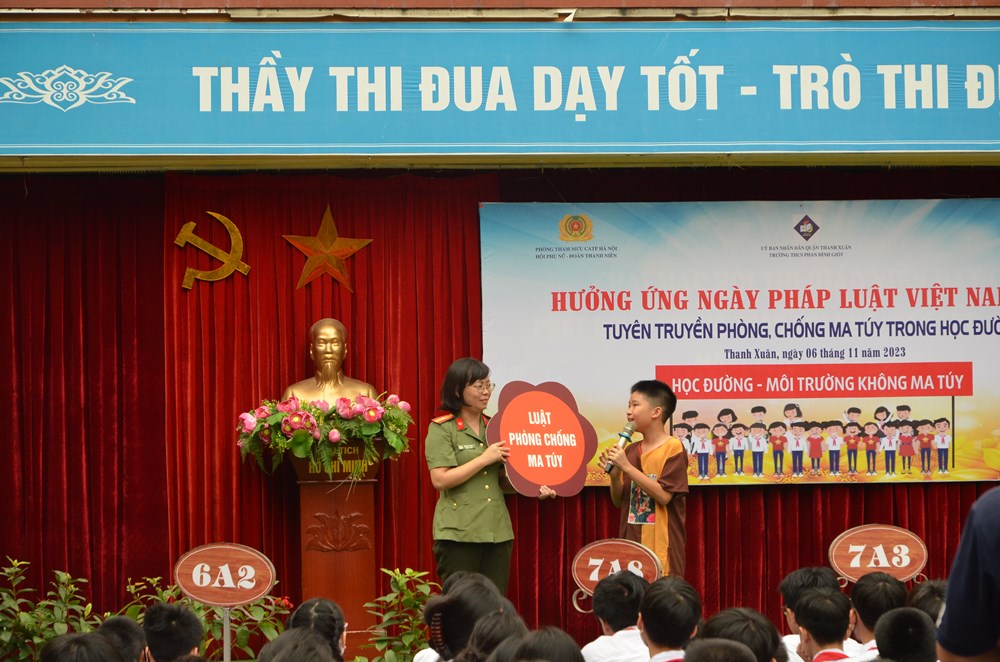 Phòng chống ma túy học đường hưởng ứng ngày Pháp luật Việt Nam  - ảnh 4