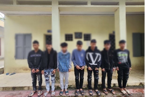 Xử nghiêm nhóm thanh thiếu niên gây rối trật tự công cộng - ảnh 1