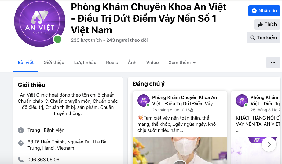 Khách hàng tố An Việt Clinic đưa người không có chuyên môn chữa bệnh cho trẻ em - ảnh 1