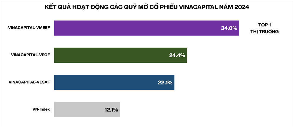 Quỹ mở cổ phiếu Vinacapital đạt lợi nhuận 34% trong năm 2024 - ảnh 2