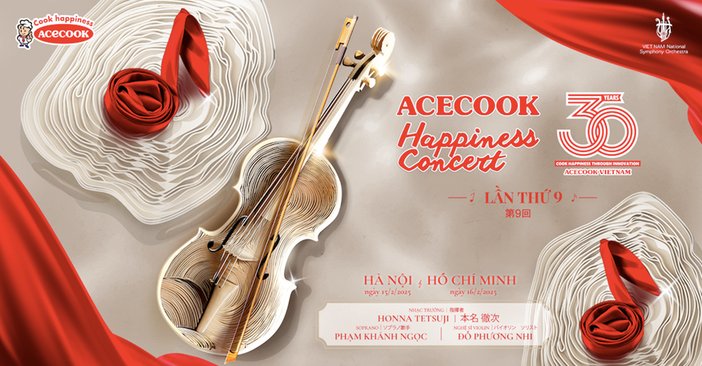 Acecook Happiness Concert 2025 – Hành trình 9 năm lan toả hạnh phúc qua âm nhạc - ảnh 1