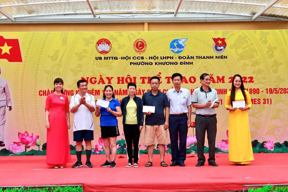 Phường Khương Đình, quận Thanh Xuân: Rộn ràng ngày hội thể thao chào mừng SEA Games 31 - ảnh 7